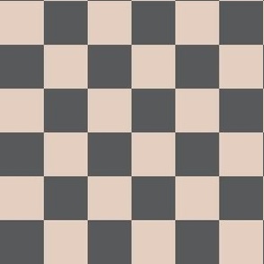 boho neutral checkers - 1in squares