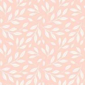 Rustling Leaves - Pale Pink_4x4