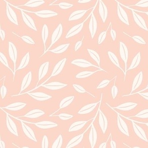 Rustling Leaves - Pale Pink_6x6