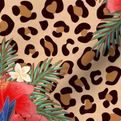 Leopard-Tropical_Pattern Clash