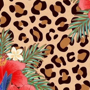 Leopard-Tropical_Pattern Clash