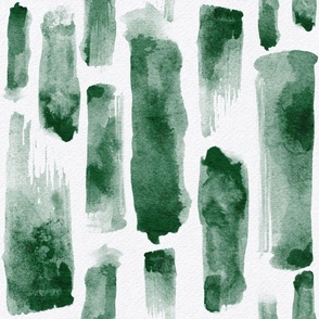 watercolor brush stroke - emerald color - green watercolor stripe wallpaper