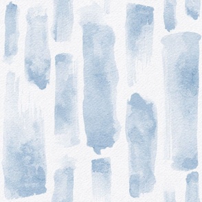 watercolor brush stroke - fog color - light blue watercolor stripe wallpaper