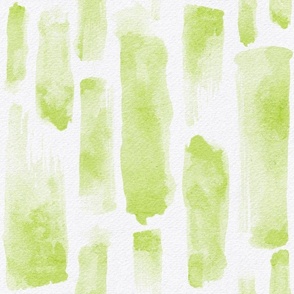 watercolor brush stroke - lime color - green watercolor stripe wallpaper