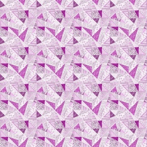 Clash Pattern Triangles in Pink XS - ©Lucinda Wei