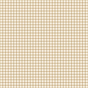 Graph Paper | Lg Ochre on Cream