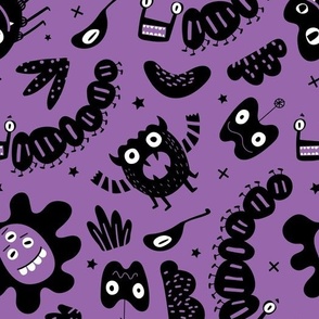 Monsters-Purple