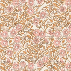 Paper Daisy (blush/burnt orange) SML 