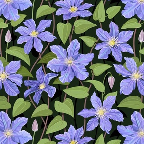 Clematis pattern 