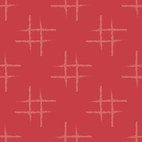 Hash symbol Indian red on watermelon red