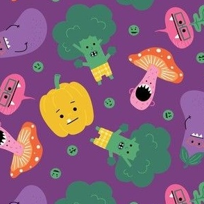 Vegetable Monsters Purple