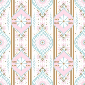 Boho Pattern Clash / Sweet Pink / Ornaments / Medium