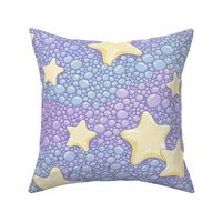 Dream about stars pastel lilac 80x60