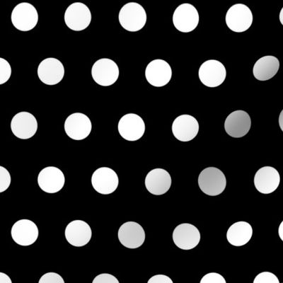 Polka Dots - Black and White