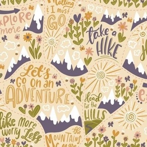 Let’s go on an Adventure // Almond Beige // The Mountains are Calling