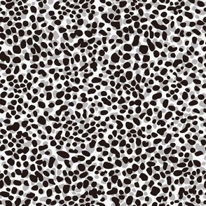 Abstract dot pattern, Gray and Black dots on the white background