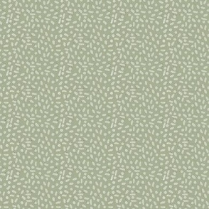 2" Dots and Dashes Textural Watercolor Blender Sage Green