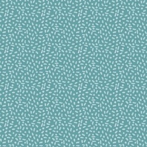 24" Dots and Dashes Textural Watercolor Blender Teal Blue