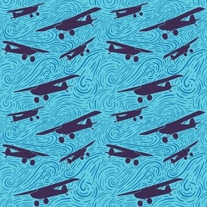 AK Bush Planes - Blue and Navy