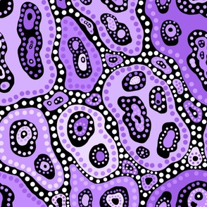 Lizard Spots in Purple