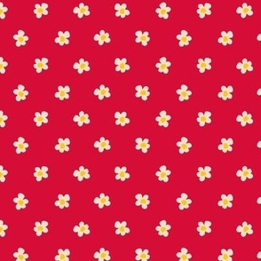 Simple Daisy Dot - Red 