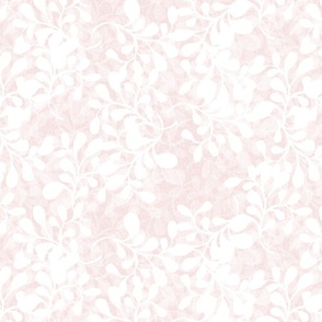 linen textured_ East Fork Piglet rose with white leaves coordinate  - Springfields