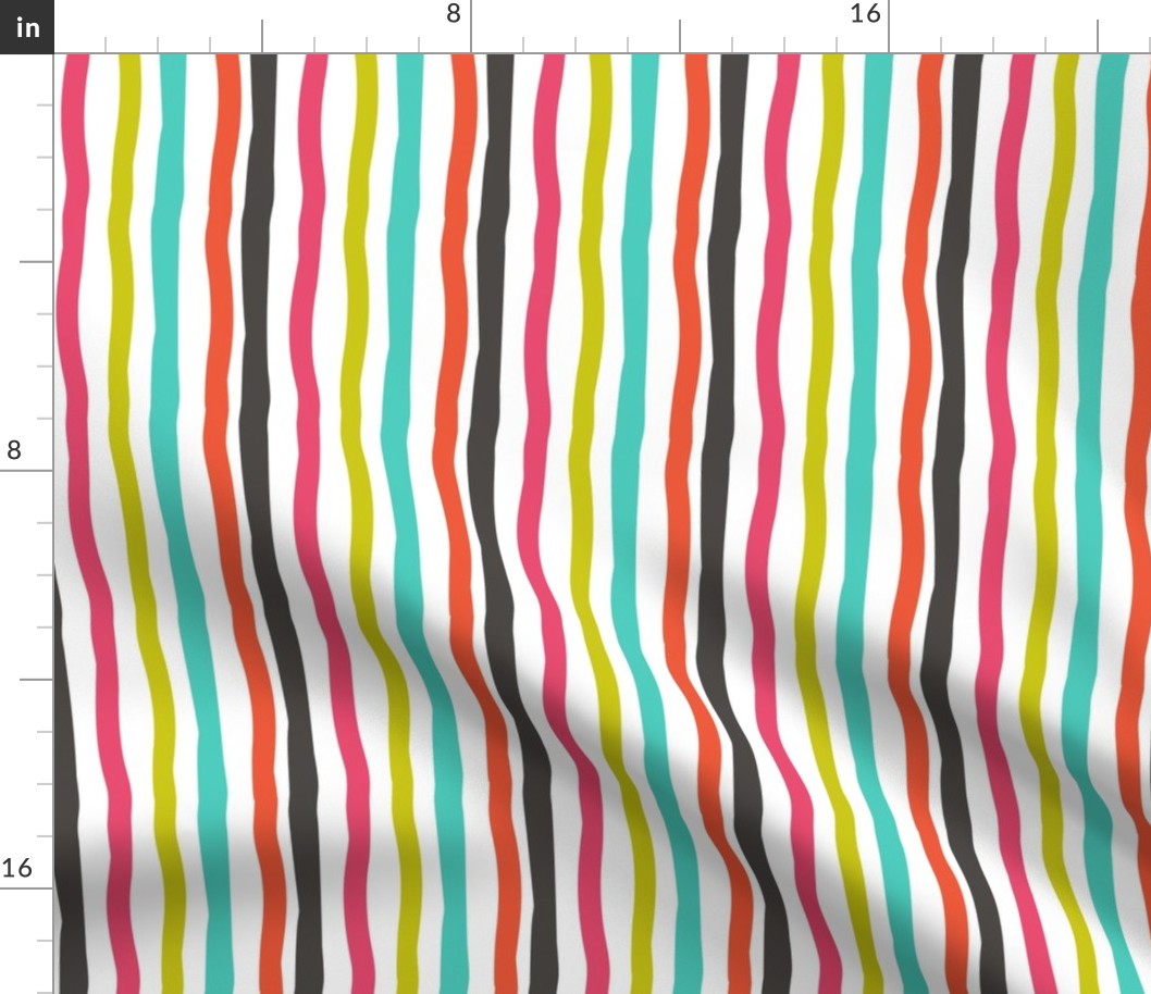summer stripes on a white background