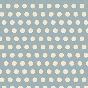 Lupine Seed Dots Freehand Gull Grey 