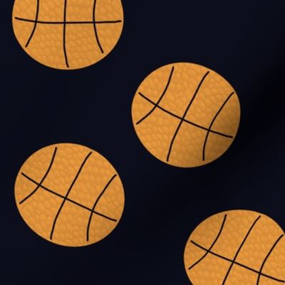 Basketball on Black