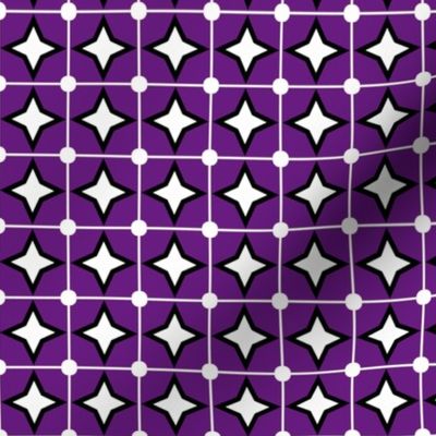 Small Purple Geometric Squares
