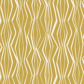 Zig Zag - Mustard (Medium Scale)