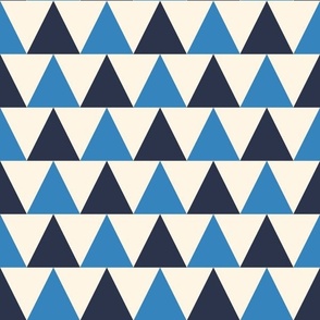 Triangle - Blue and Ink