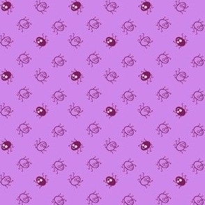 Little Spiders_on Purple L_MEDIUM_2x2_(wallpaper 3x3)