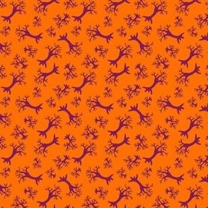 Trees Are Falling_Purple Deep on Orange_SMALL_2x2_(wallpaper 3x3)