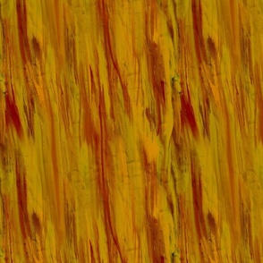 Hand painted painterly vertical abstract stripes, buttery oil acrylic paint 12” repeat red, coral, green, earthy