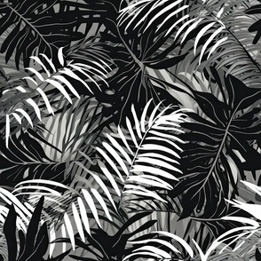 Hothause tropical palm leaves 3