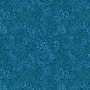 Bold Blue Abstract Dots