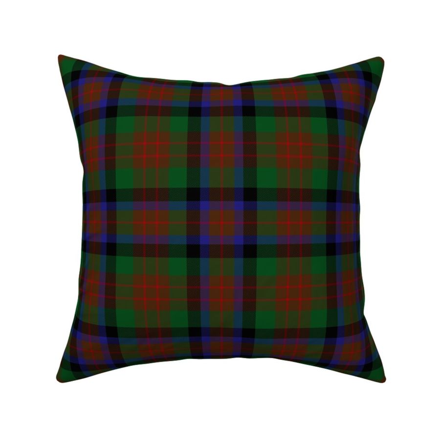 MacDuff Hunting tartan from 1872, thin red lines, 6"