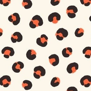 Leopard Dots Orange Small