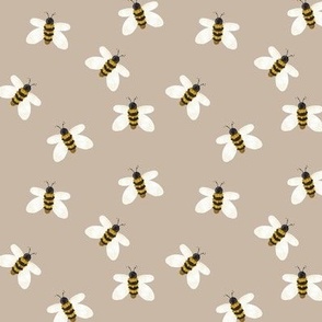 small taupe ophelia bees