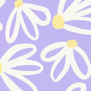 Spring Daisies - Purple