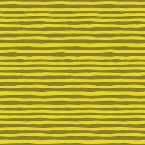 Wiggly Stripes - Poison Yellow & Green
