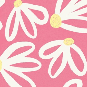 Spring Daisies - Pink