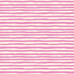 Wiggly Stripes - Fiesta Pink