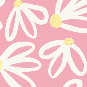 Spring Daisies - Soft Pink