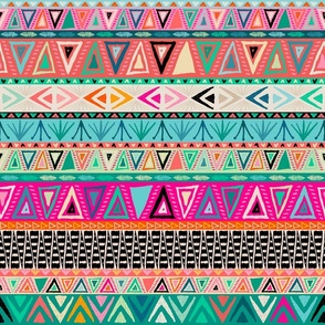 Tribal Pattern Clash Triangles - Large