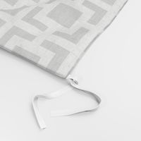 Moroccan Square in Gray and White