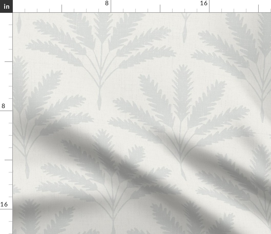 Large | Scallop Palm Tree in Grey