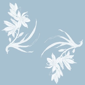 Sketched Flowers - Large