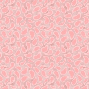 Pastel Pink Petals on Abstract Background
